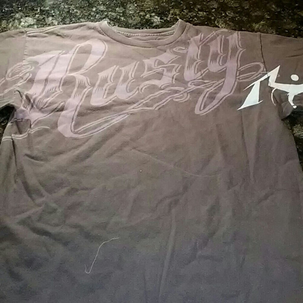Rusty print t shirt